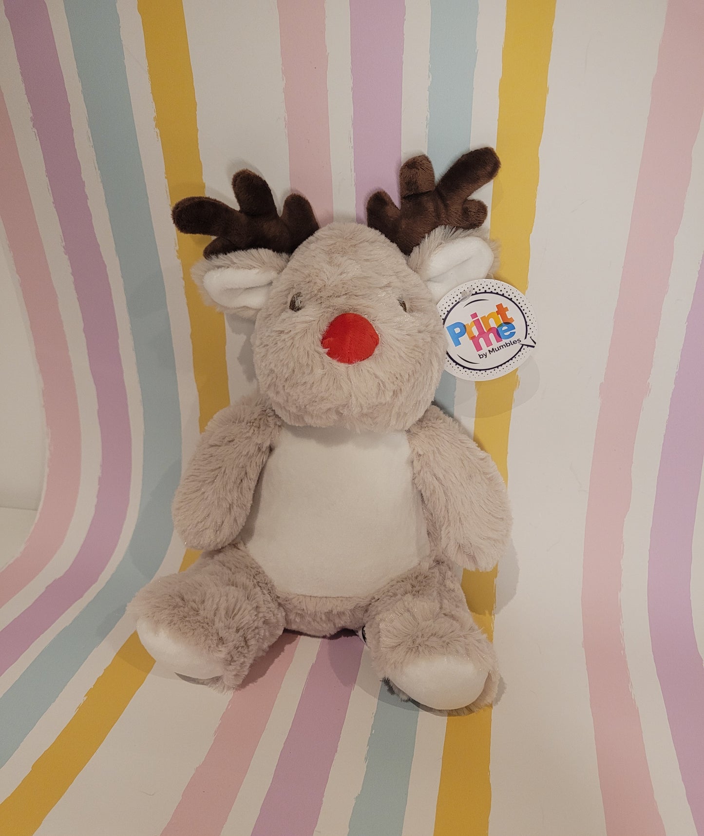 Personalised Reindeer Teddy