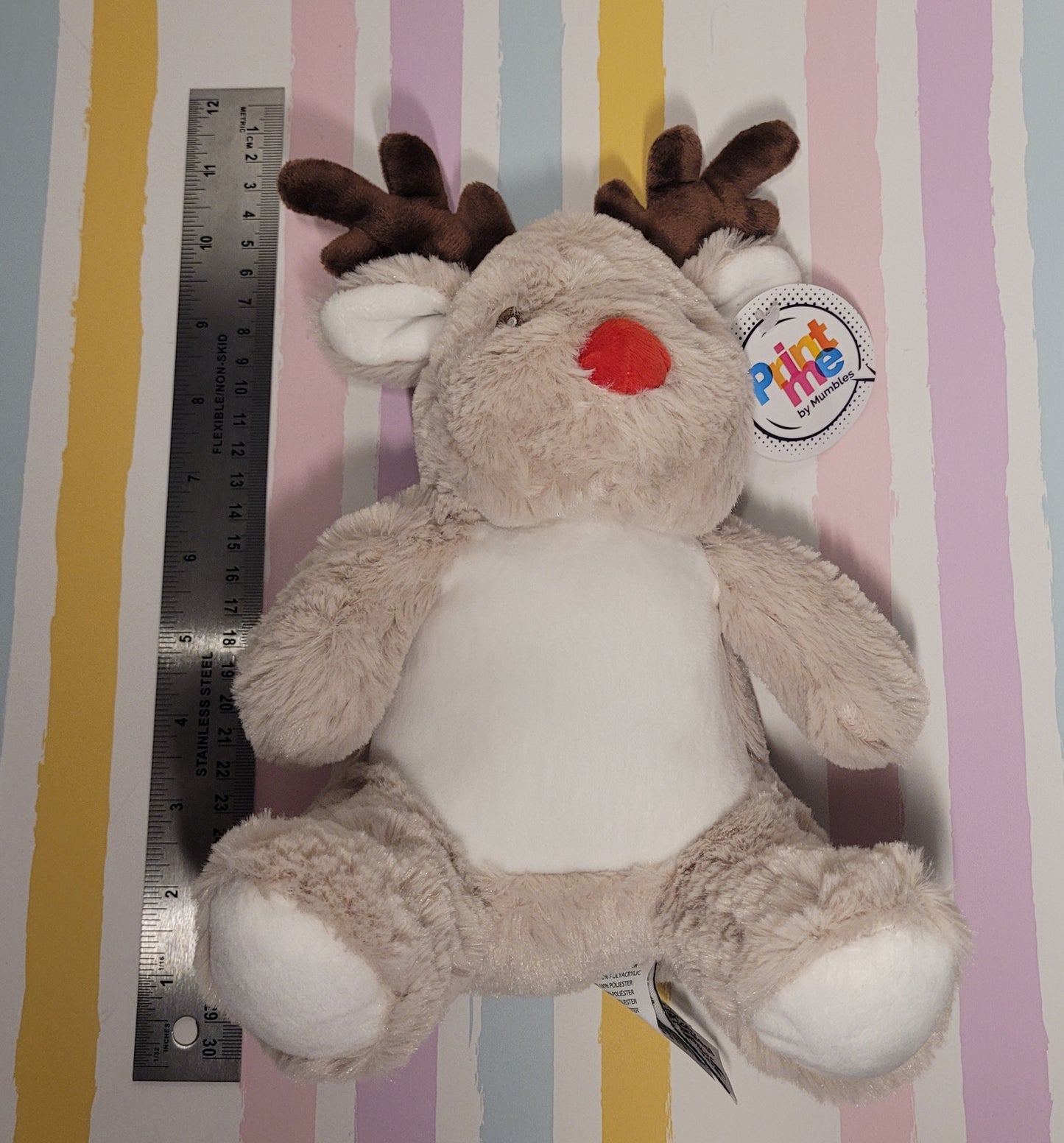 Personalised Reindeer Teddy